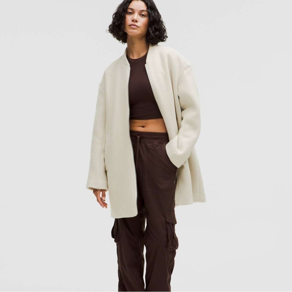 Lululemon relaxed fit wool  coat NWT XS